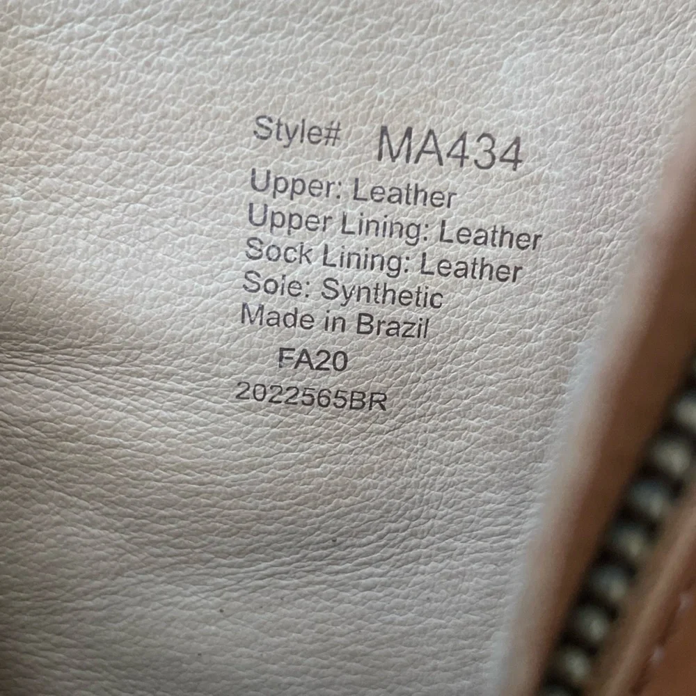 Madewell Brown Leather Ankle Boot with Block Heel